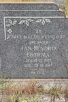 BOTHMA Jan Hendrik 1876-1947