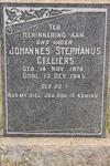 CILLIERS Johannes Stephanus 1878-1945