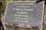 MERWE Petronella Francina, v.d. geb OOSTHUIZEN 1876-1955