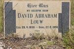 LOUW David Abraham 1896-1946