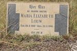 LOUW Maria Elizabeth 1902-1946