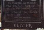 OLIVIER Nicolaas -1928 & Anna Susanna -1956 :: OLIVIER Massie -1939 :: OLIVIER Rachel