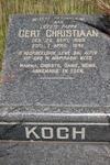 KOCH Gert Christiaan 1893-1948