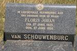 SCHOUWENBURG Floris Johan, van 1925-1950