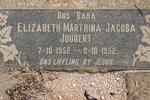JOUBERT Elizabeth Marthina Jacoba 1952-1952