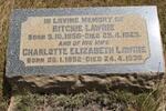 LAWRIE Ritchie 1850-1925 & Charlotte Elizabeth 1852-1939