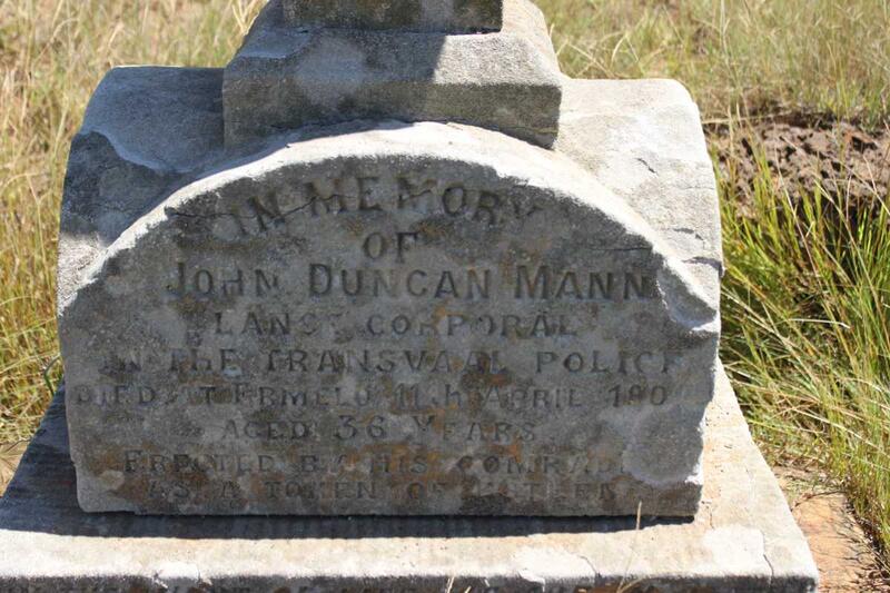 MANN John Duncan -190?