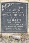 KOCH David Christoffel 1873-1936