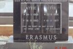ERASMUS Attie 1909-1983 & Lettie 1906-1977