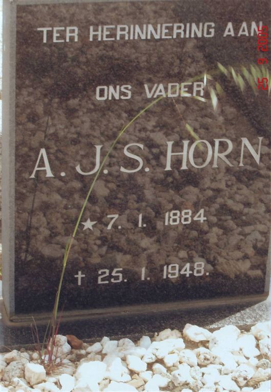 HORN A.J.S. 1884-1948