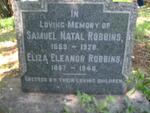 ROBBINS Samuel Natal 1859-1928 & Eliza Eleanor 1857-1948