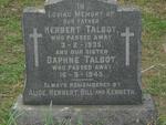 TALBOT Herbert -1935 :: TALBOT Daphne -1945