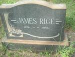RICE James 1874-1955