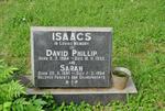 ISAACS David Phillip 1884-1959 & Sarah 1890-1984