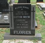 FLORES Clifton Wayne 1966-1989