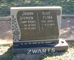 ZWARTS Joseph Stephen 1919-1987 & Alice Flora ROUX 1923-