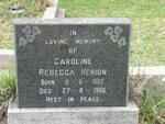 HERION Caroline Rebecca 1882-1966
