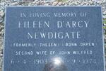 NEWDIGATE Eileen D'Arcy formerly THESEN nee ORPEN 1903-1974