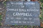 CAMPBELL Charles Niall Kennedy 1926-2005