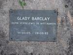BARCLAY Glady nee VERSELEWEL DE WITT HAMER 1905-1993