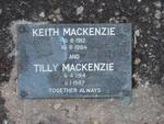 MACKENZIE Keith 1912-1984 & Tilly 1914-1987