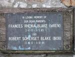 BLAKE Robert Somerset 1913-1984 & Frances Rhenia 1915-1983