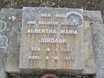 JORDAAN Albertha Maria 1883-1967