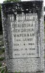 WAPENAAR Christina Hendrina nee LAMB 1864-1950