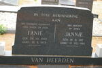 HEERDEN Fanie, van 1909-1978 & Jannie 1917-1983