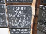 MARSHALL Larry Noel 1932-1985