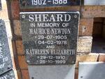 SHEARD Maurice Newton 1905-1978 & Kathleen Elizabeth 1910-1999