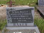 BAKER Evelyn Dorothy 1912-1998