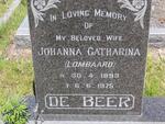 BEER Johanna Catharina, de nee LOMBAARD 1893-1975