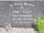 ELLIS Emily nee HENDERSON 1914-1977