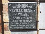 GAYLARD Neville Dennis 1910-1990