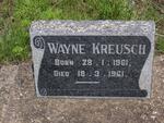 KREUSCH Wayne 1961-1961