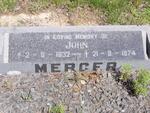 MERCER John 1932-1974