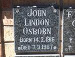 OSBORN John Lindon 1916-1987