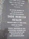 KESLER Sadie Rebecca -1960