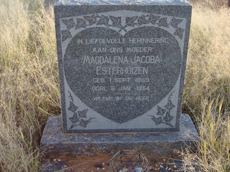 ESTERHUIZEN Magdalena Jacoba 1869-1954