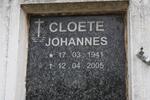 CLOETE Johannes 1941-2005