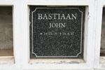 BASTIAAN John 1935-2007