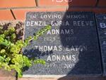 ADNAMS Thomas Eaton 1919-2003 :: ADNAMS Denzil Doria Reeve 1923-1997