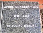 LOVE Athol Charles 1922-2009