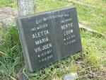 VILJOEN Aletta Maria 1897-1948 :: LOUW Bertie 1930-1932