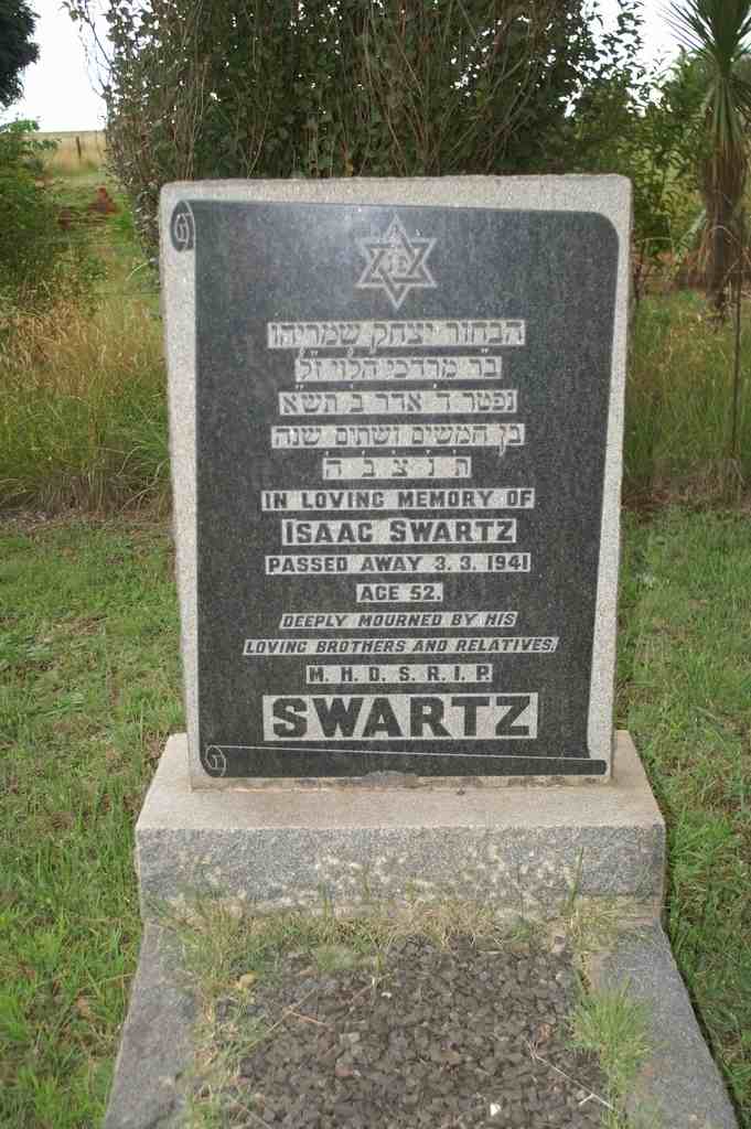 SWARTZ Isaac -1941