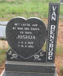 RENSBURG Joshua, van 1926-1993