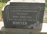 KOSTER Anna Dorethea 1896-1977