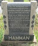 HAMMAN Abraham Albertus 1897-1953