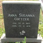 COETZER Anna Susanna 1903-1976